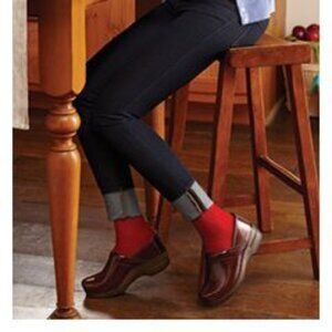 DANSKO Professional Red Antiqued Clogs Size EU 41 10/10.5